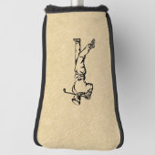 タンレザールックゴルフデザイン ゴルフヘッドカバー (回転90)