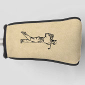 タンレザールックゴルフデザイン ゴルフヘッドカバー (正面)