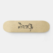 タンレザールックゴルフデザイン スケートボード (横)