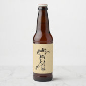 タンレザールックゴルフデザイン ビールラベル (正面)