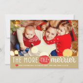 タンレッドメリーのクリスマス写真 シーズンカード (正面)