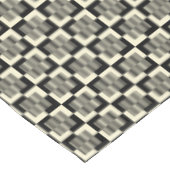 タンレトロの黒及びパターン テーブルクロス (アングル)