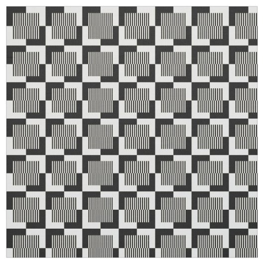タンレトロの黒及びパターン ファブリック (見本)