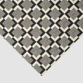 タンレトロの黒及びパターン 薄葉紙 (詳細)