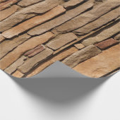 タン保持石岩壁ラッピング紙 ラッピングペーパー (角)