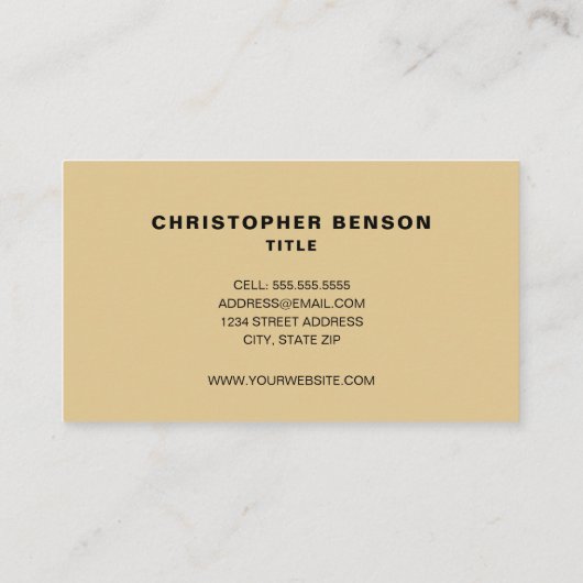 タン加熱冷却HVAC 名刺 (裏面)