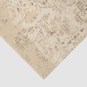 タン動揺してとブラックのヴィンテージ 薄葉紙 (詳細)