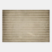 タン動揺してストライプ ラッピングペーパーシート (正面2)