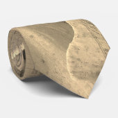 タン抽象芸術 ネクタイ (ロール)