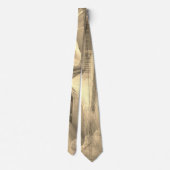 タン抽象芸術 ネクタイ (裏面)