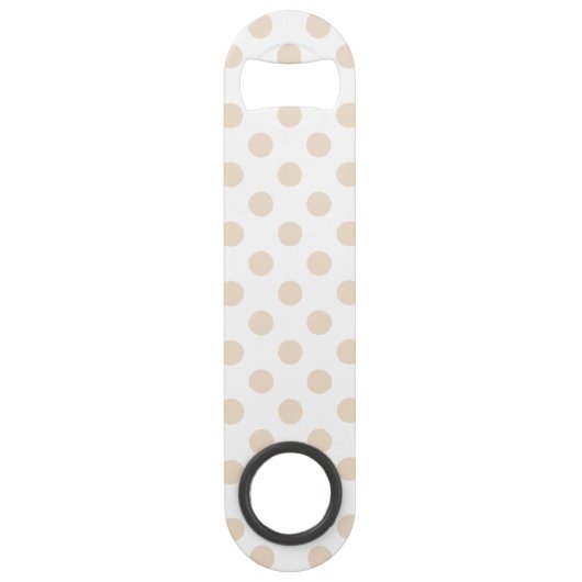 タン水玉模様 スピード栓抜き (正面)