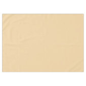 タン無地の テーブルクロス (正面(横))