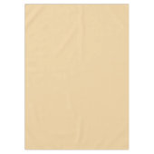 タン無地の テーブルクロス (正面)