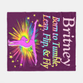 タン生まれブルフリースブランケット フリースブランケット (正面(横))