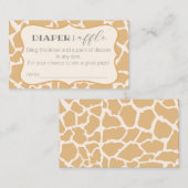 タン男の赤ちゃんキラフェオムツラッフル エンクロージャーカード (正面/裏面)