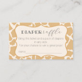 タン男の赤ちゃんキラフェオムツラッフル エンクロージャーカード (正面)