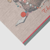 タン素朴クリスマスヴィンテージオールドワールドサンタ 薄葉紙 (詳細)