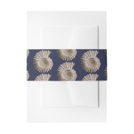 タン航海のシーシェルビーチ結婚式 招待状ベリーバンド