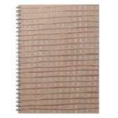 タン芸術的バ絵画ラップ ノートブック (正面)