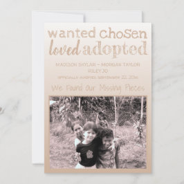 タン グラデーション 希望 選択 愛された 養子縁組 案内状