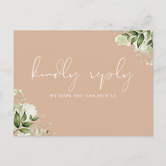 タン グリー ネリー ソング リクエスト RSVP ポストカード (正面)