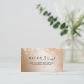 タン コーラル＆クリーム グラマー 紹介 クライアント カード (スタンド正面)