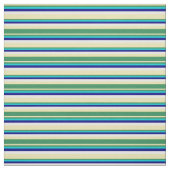 タン、シーグリーン、濃いターコイズ、青と白 ファブリック (見本)