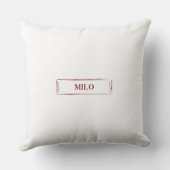 タン・ダッシュントおもしろい・クリスマス・ドッグと木 クッション (裏面)