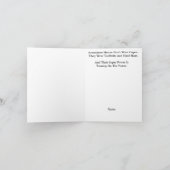 タン、ブラック、アフリカ系アメリカ人グリーティングカード カード (内部)