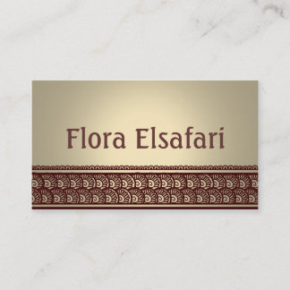 タンMehindiの名刺 名刺