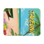 タヴェウニ・フィジー旅行ポスター マグネット (横)