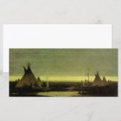 タヴェルニエによる『 dawnのインディアンキャンプ』（1873） (正面/裏面)