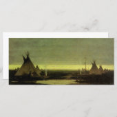 タヴェルニエによる『 dawn のインディアンキャンプ』（1873） (正面/裏面)