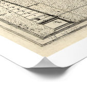 タヴェルニエのブルターニュとフランスの地図1594 ポスター (角)