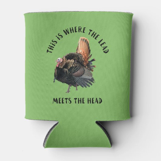 ターキおもしろいー狩り引用文スポーツホビー 缶クーラー (正面)