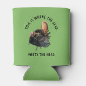 ターキおもしろいー狩り引用文スポーツホビー 缶クーラー (裏面)