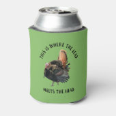 ターキおもしろいー狩り引用文スポーツホビー 缶クーラー (缶裏面)