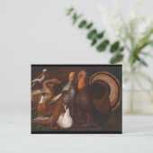 ターキアヒル鳩感謝祭はがき シーズンポストカード (スタンド正面)