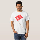 ターキエ国旗 Tシャツ (正面フル)