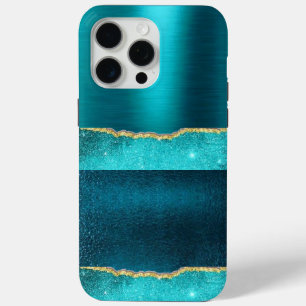 ターキオーススパークルカッコいい金ゴールドデザインケース iPhone 15 PRO MAXケース