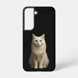 ターキッシュアンゴラの猫 ブラック4ルクセGalaxy S22ケース Samsung Galaxy S22ケース