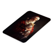 ターキッシュアンゴラキャットサンタクロースフェスティバルクリスマス マグネット (左側)