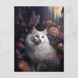 ターキッシュアンゴラ猫はがき ポストカード