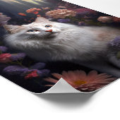 ターキッシュアンゴラ猫ポスター ポスター (角)