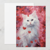 ターキッシュアンゴラ バレンタインデー シーズンカード (正面/裏面)