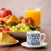 ターキッシュイズニク花の模様の花嫁の贈り物 エスプレッソカップ