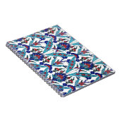 ターキッシュイズニク花の模様 ノートブック (右側)