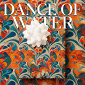 ターキッシュエブルウォーターマーブリングアート紙 ラッピングペーパーシート