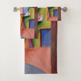 「ターキッシュカフェ」アートタオルセット バスタオルセット