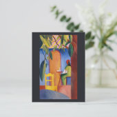 「ターキッシュカフェ」アートポストカード ポストカード (スタンド正面)